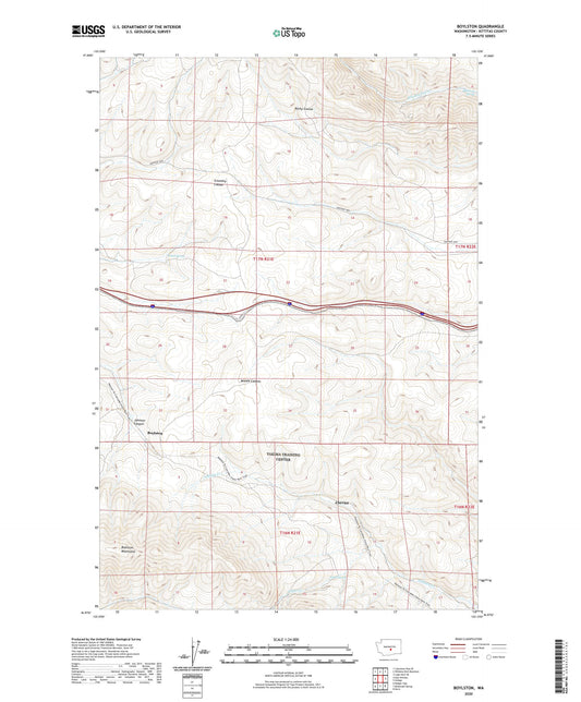 Boylston Washington US Topo Map Image