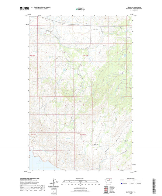 Camp Seven Washington US Topo Map Image