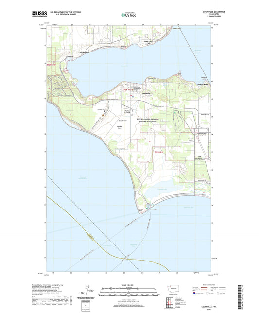 Coupeville Washington US Topo Map Image