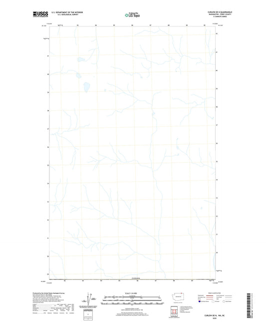 Curlew OE N Washington US Topo Map Image