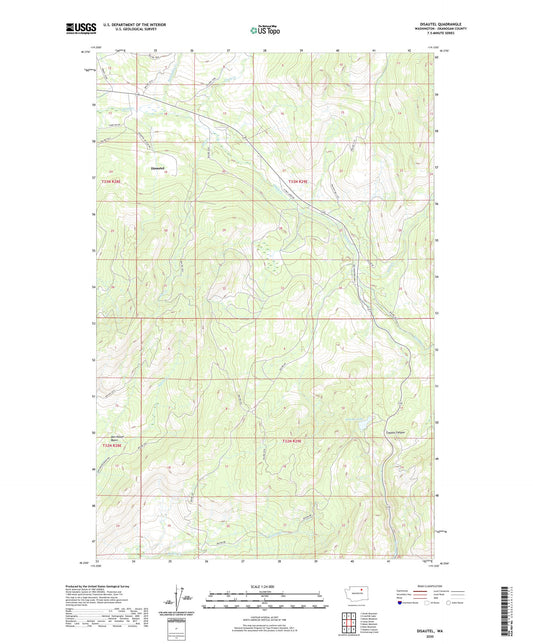 Disautel Washington US Topo Map Image