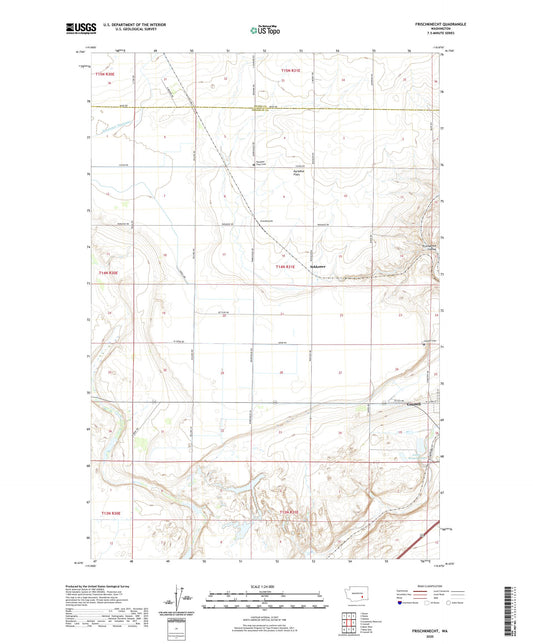 Frischknecht Washington US Topo Map Image