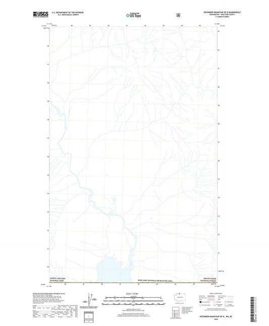 Hozomeen Mountain OE N Washington US Topo Map Image