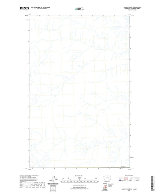 Hurley Peak OE N Washington US Topo Map Image