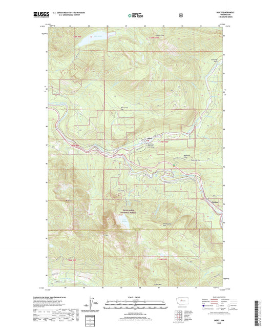 Index Washington US Topo Map Image