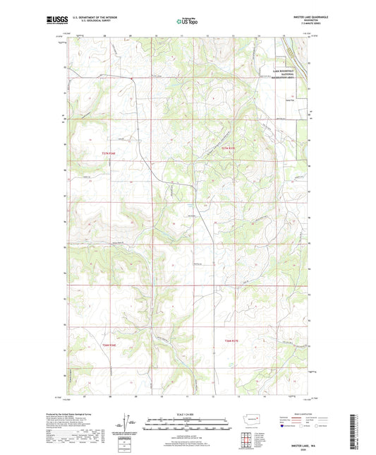 Inkster Lake Washington US Topo Map Image