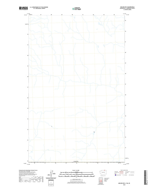 Molson OE N Washington US Topo Map Image