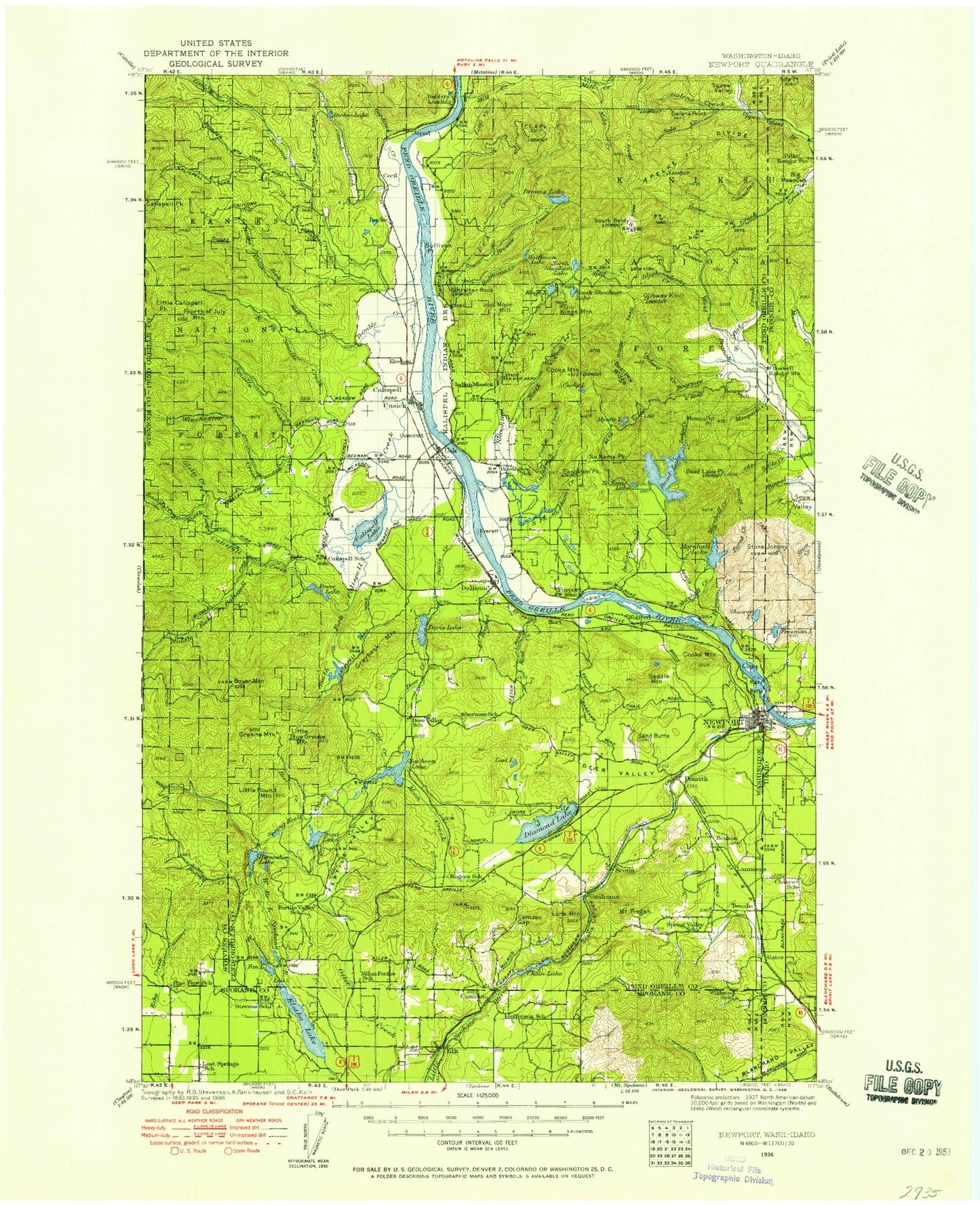 Historic 1936 New Port Washington 30'x30' Topo Map Image