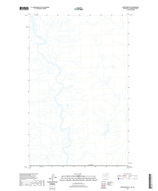 Nighthawk OE N Washington US Topo Map Image