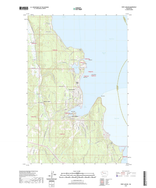 Port Ludlow Washington US Topo Map Image