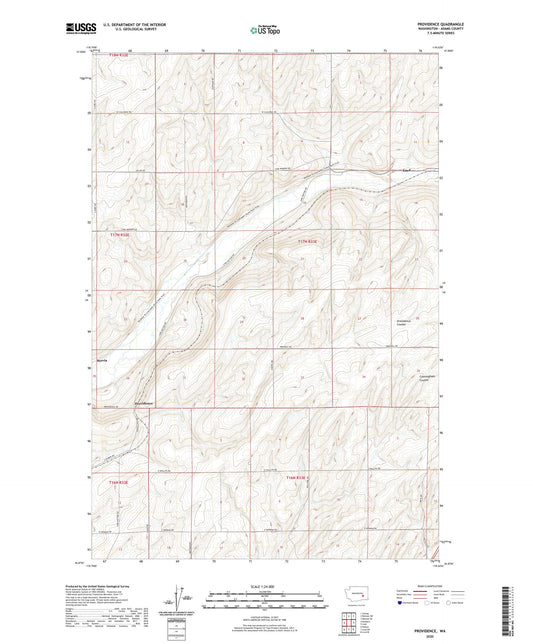 Providence Washington US Topo Map Image