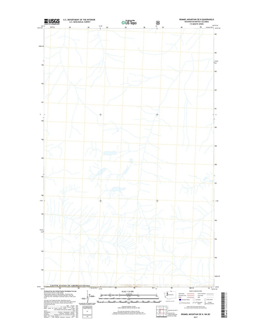 Remmel Mountain OE N Washington US Topo Map Image