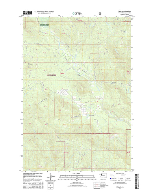 Stabler Washington US Topo Map Image