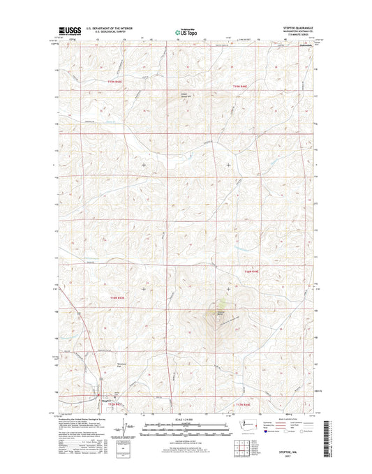 Steptoe Washington US Topo Map Image