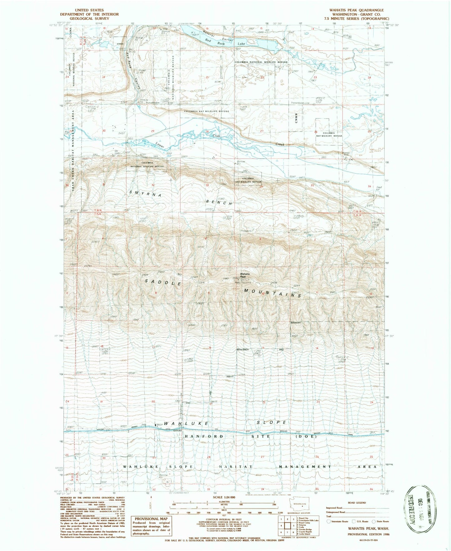 Classic USGS Wahatis Peak Washington 7.5'x7.5' Topo Map Image