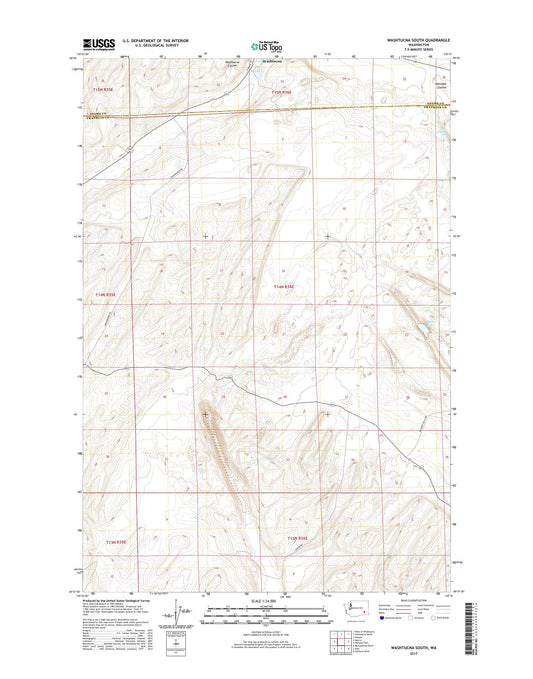 Washtucna South Washington US Topo Map Image