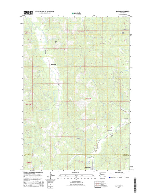 Wildwood Washington US Topo Map Image