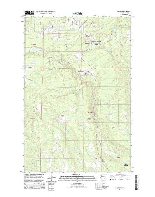 Wilkeson Washington US Topo Map Image