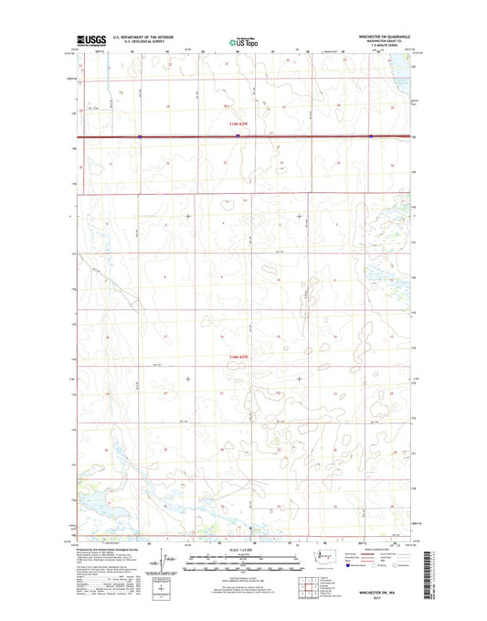 Winchester SW Washington US Topo Map Image