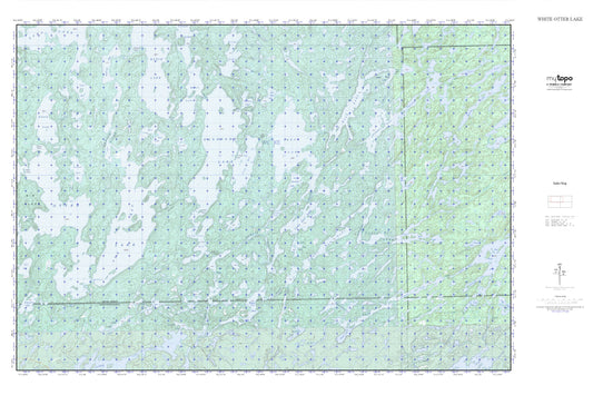 White Otter Lake MyTopo Explorer Series Map Image