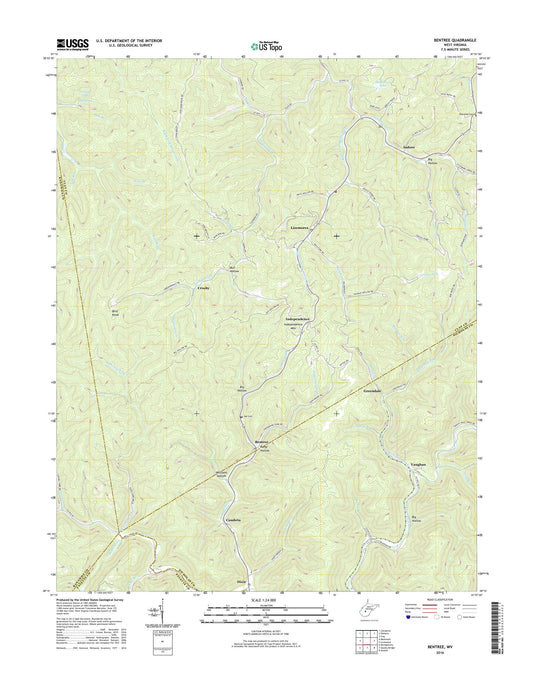Bentree West Virginia US Topo Map Image