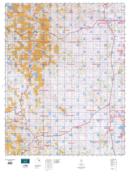 Wyoming Antelope GMU 23 Map Image