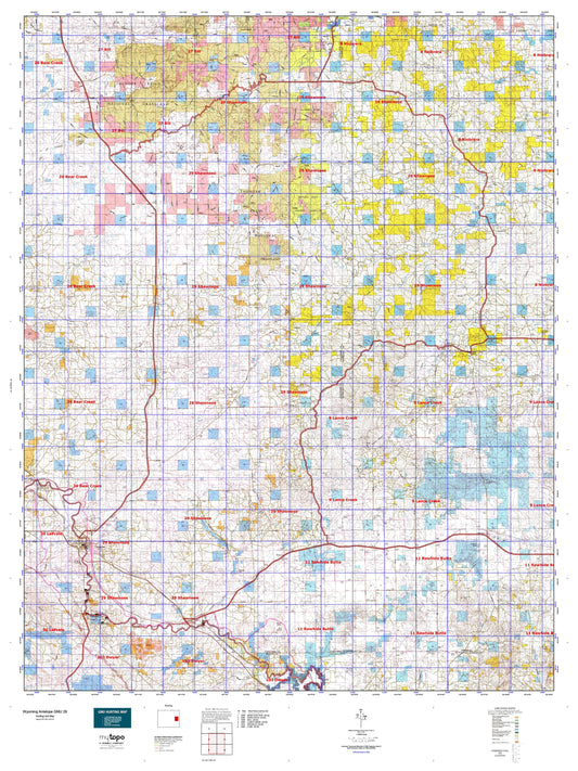 Wyoming Antelope GMU 29 Map Image