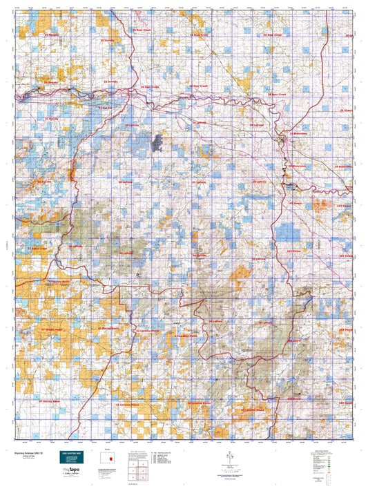 Wyoming Antelope GMU 30 Map Image