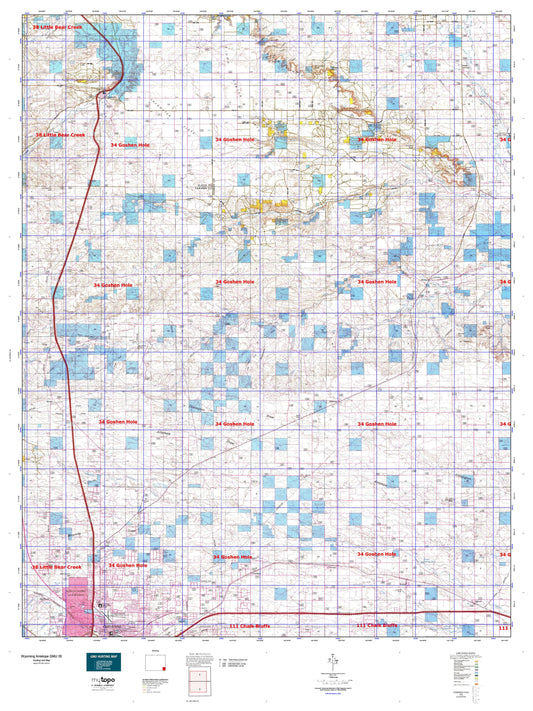 Wyoming Antelope GMU 35 Map Image