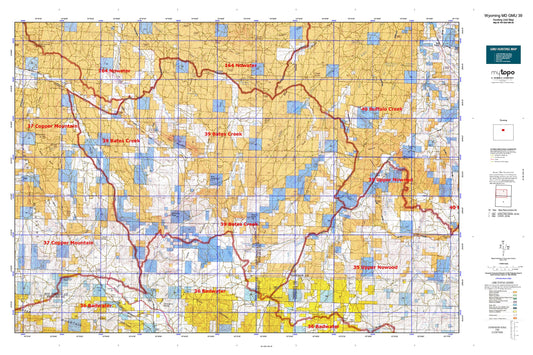 Wyoming Mule Deer GMU 39 Map Image