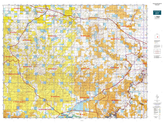 Wyoming Mule Deer GMU 89 Map Image