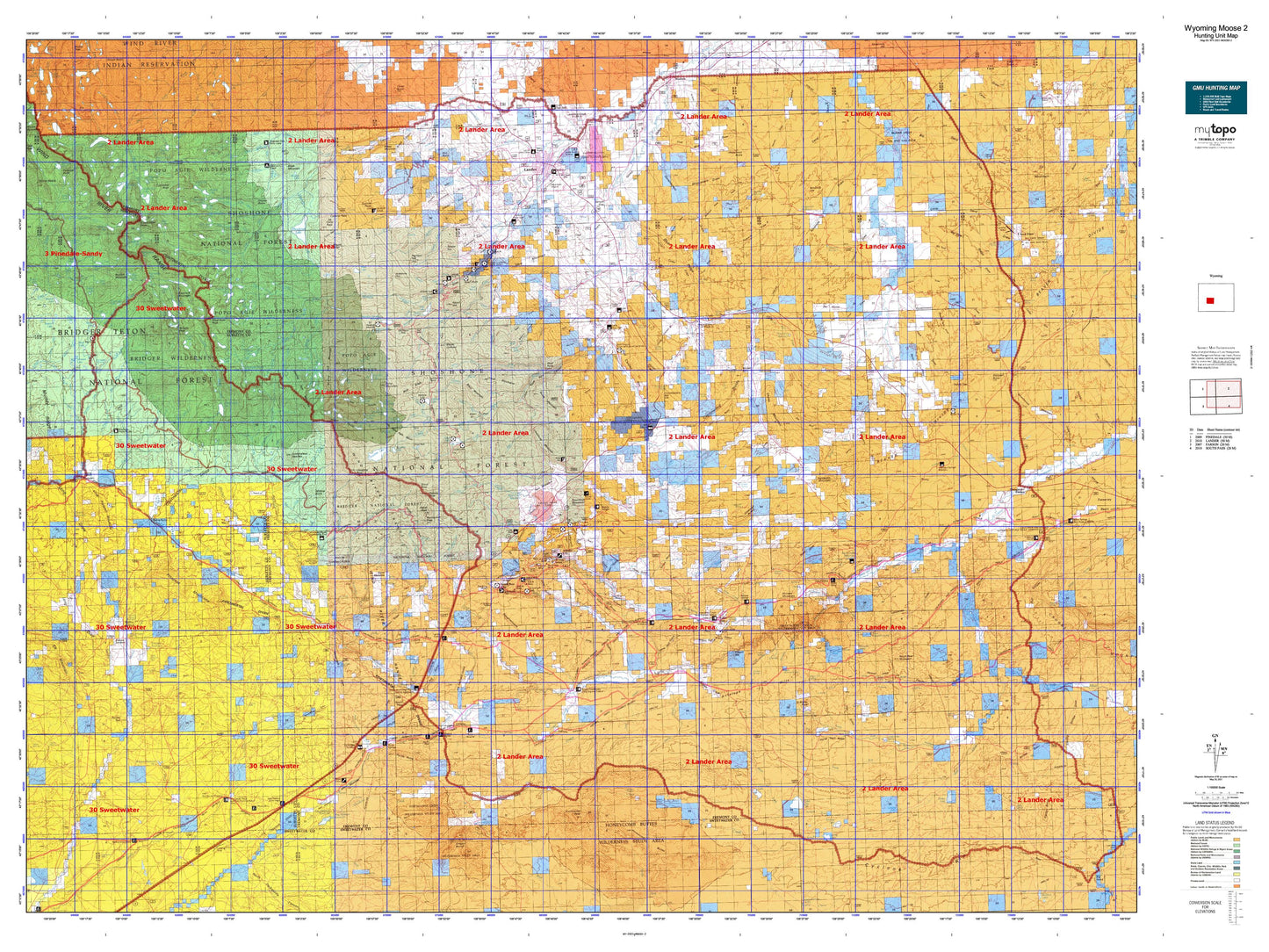 Wyoming Moose 2 Map Image
