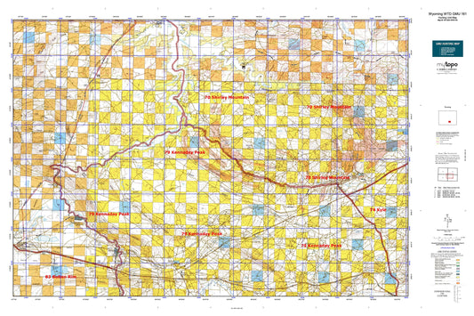 Wyoming Whitetail Deer GMU 161 Map Image