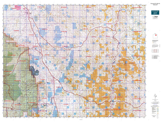 Wyoming Whitetail Deer GMU 26 Map Image