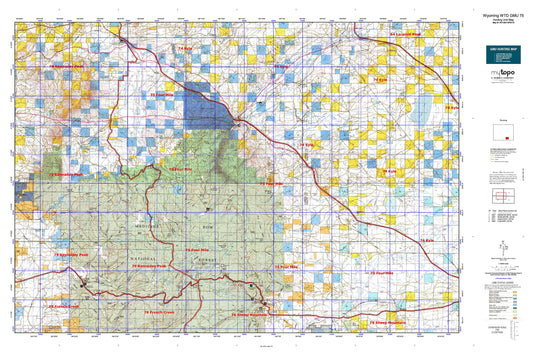 Wyoming Whitetail Deer GMU 75 Map Image