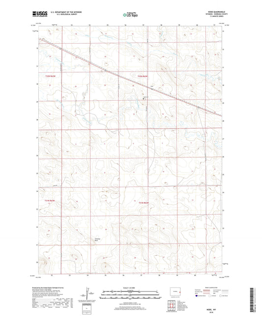 Node Wyoming US Topo Map Image