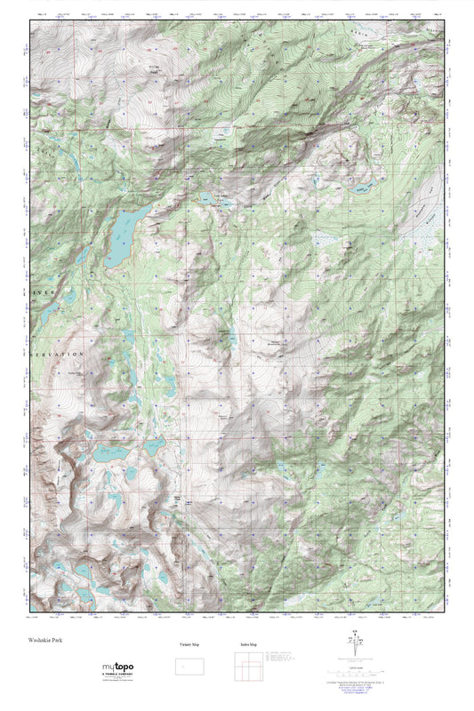 Washakie Park MyTopo Explorer Series Map Image