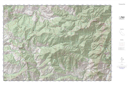 Waterman Mtn MyTopo Explorer Series Map Image