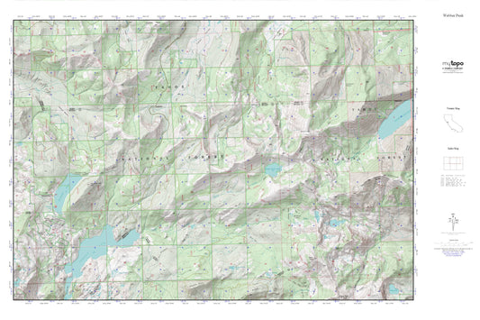 Webber Peak MyTopo Explorer Series Map Image