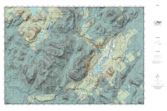 Wells MyTopo Explorer Series Map Image