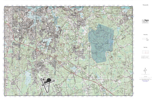 Weymouth MyTopo Explorer Series Map Image