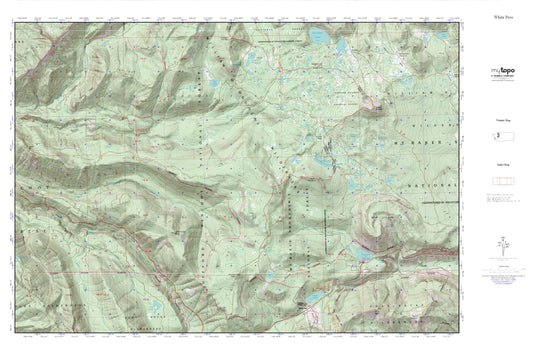 White Pass MyTopo Explorer Series Map Image