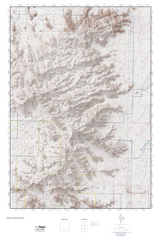 White Tank Mountains MyTopo Explorer Series Map Image
