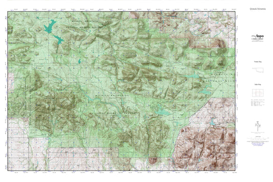 Wichita Mountains MyTopo Explorer Series Map Image