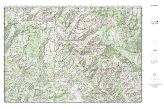 Wilson Valley MyTopo Explorer Series Map Image