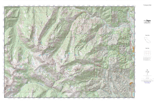 Ycatapom Peak MyTopo Explorer Series Map Image